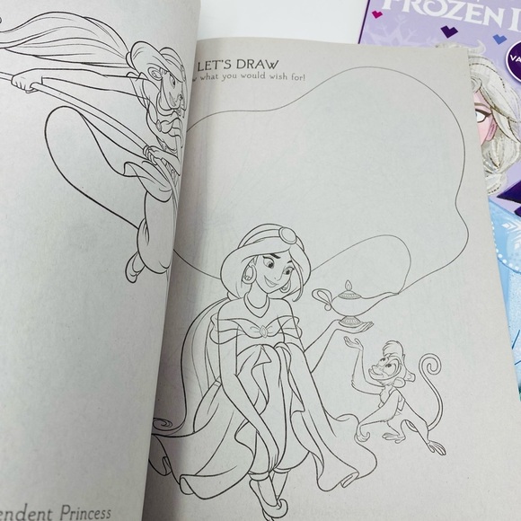 Disney Princess and LOL Surprise Jumbo Coloring Activity Books - Picture 3 of 6